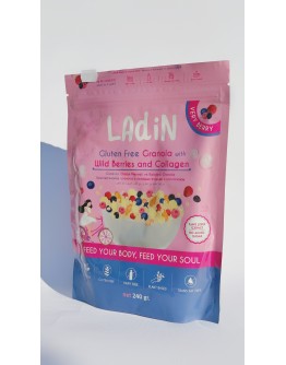 Granola fara gluten cu fructe de padure si colagen