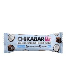 CHIKALAB Baton proteic glazurat cu Cocos de cioc.  60g CHIKALAB Baton proteic glazurat cu Cocos de cioc.  60g