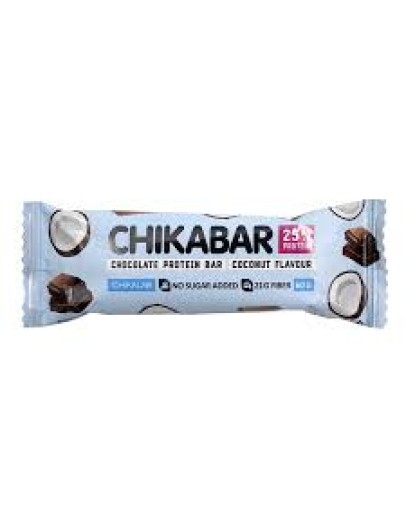 CHIKALAB Baton proteic glazurat cu Cocos de cioc.  60g