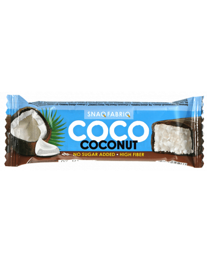 SNAQ FABRIQ Batonas in glazura cu nuca de cocos 40 g