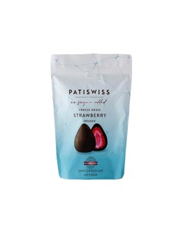 PATISWISS – Căpșune în ciocolată neagră fără zahăr 80g PATISWISS – Căpșune în ciocolată neagră fără zahăr 80g