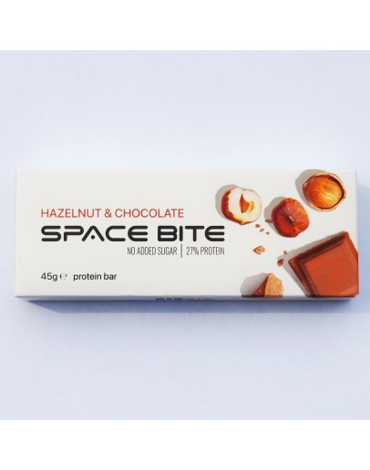 Baton proteic Space Bite "Ciocolată cu alune de pădure" 