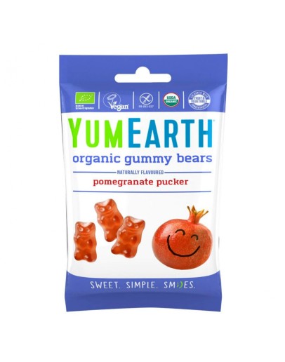 Bomboane organice in forma de ursuleti 50g, YumEarth