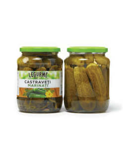 Castraveți marinați slabi acri 720ml