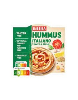 Hummus cu rosii&usturoi Italiano Ribella Hummus cu rosii&usturoi Italiano Ribella