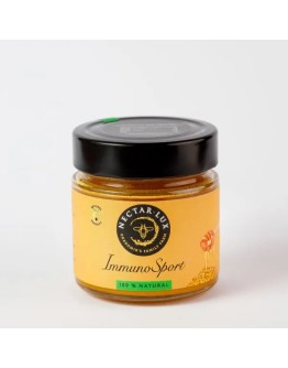 Immuno sport miere crema cu polen crud 280 g