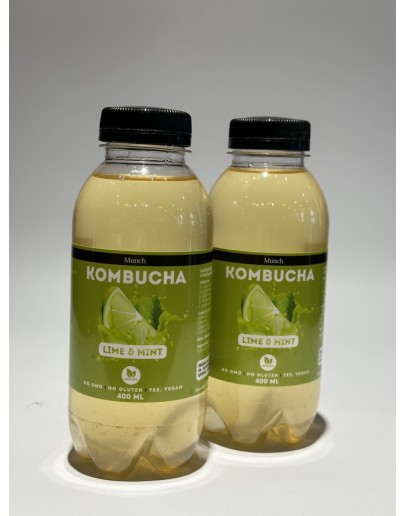 Kombucha Munch lime si mint 400ml