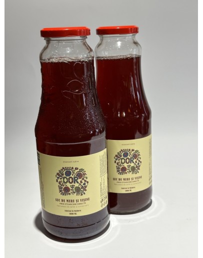 Suc natural din mere si visine DOR 1000ml