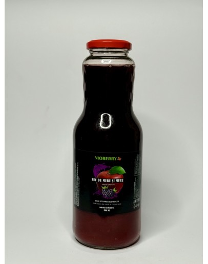 Suc natural din mure si mere Vioberry 1000ml